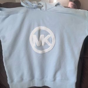 Michael Kors cold shoulder hoodie